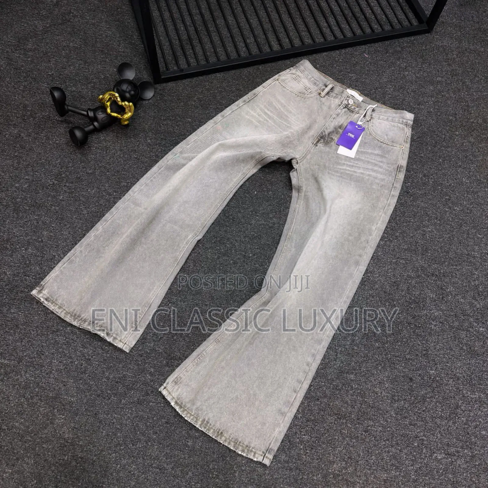 Super High Quality Luxury Men's Cargo Jeans Well Branded