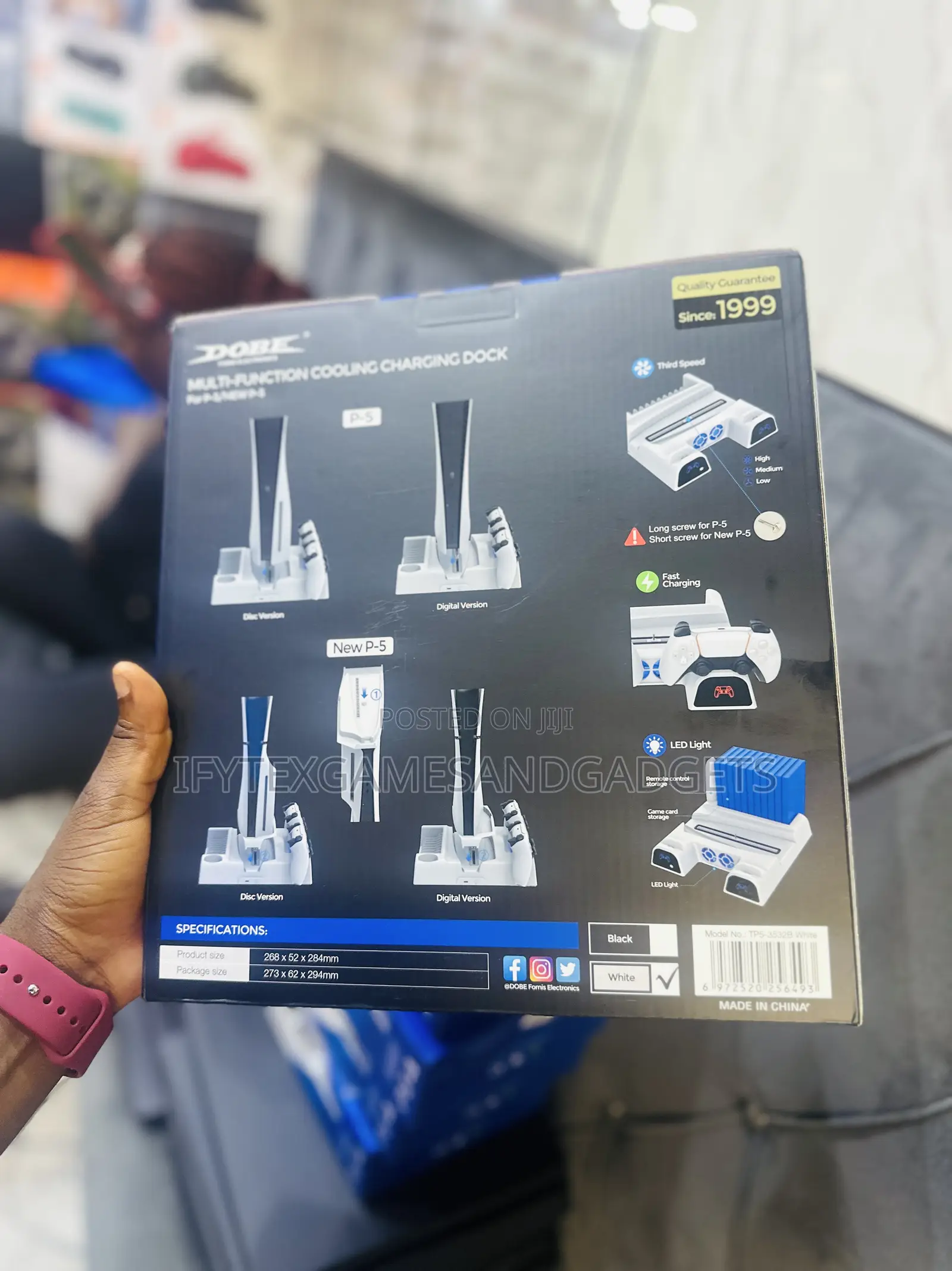 Playstation 5 Cooling Stand , Fan and Controllers Charger