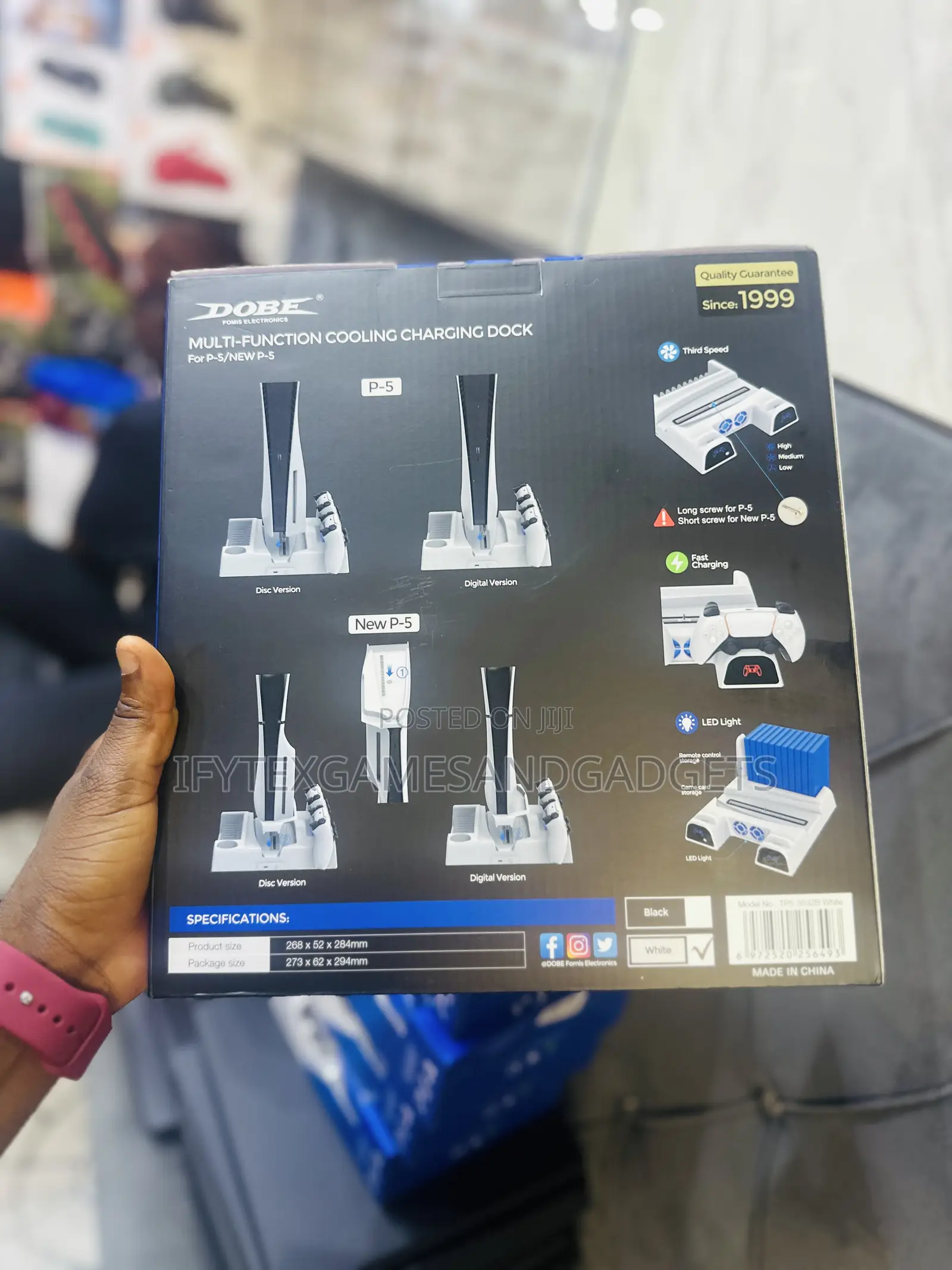Playstation 5 Cooling Stand , Fan and Controllers Charger