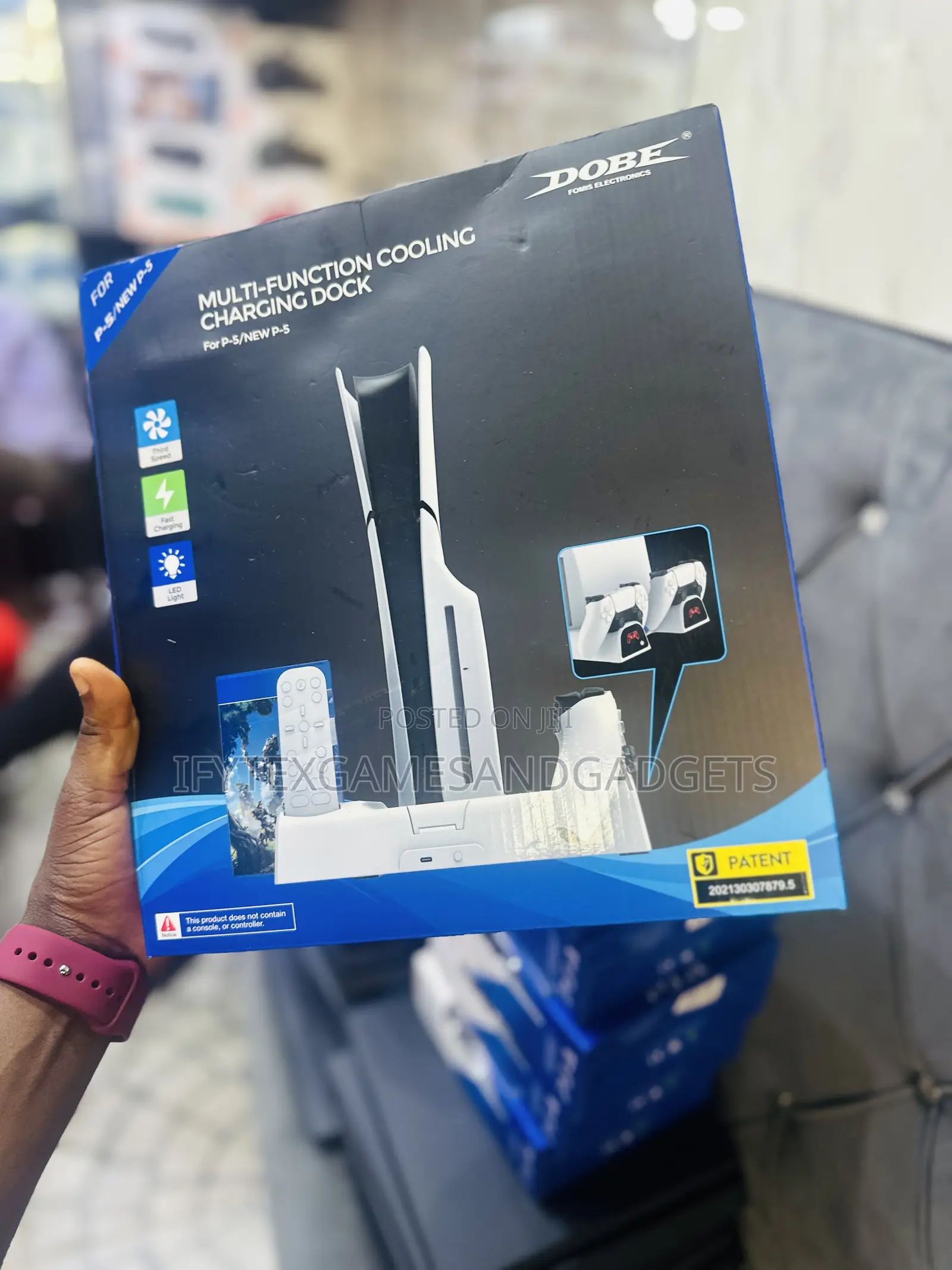 Playstation 5 Cooling Stand , Fan and Controllers Charger