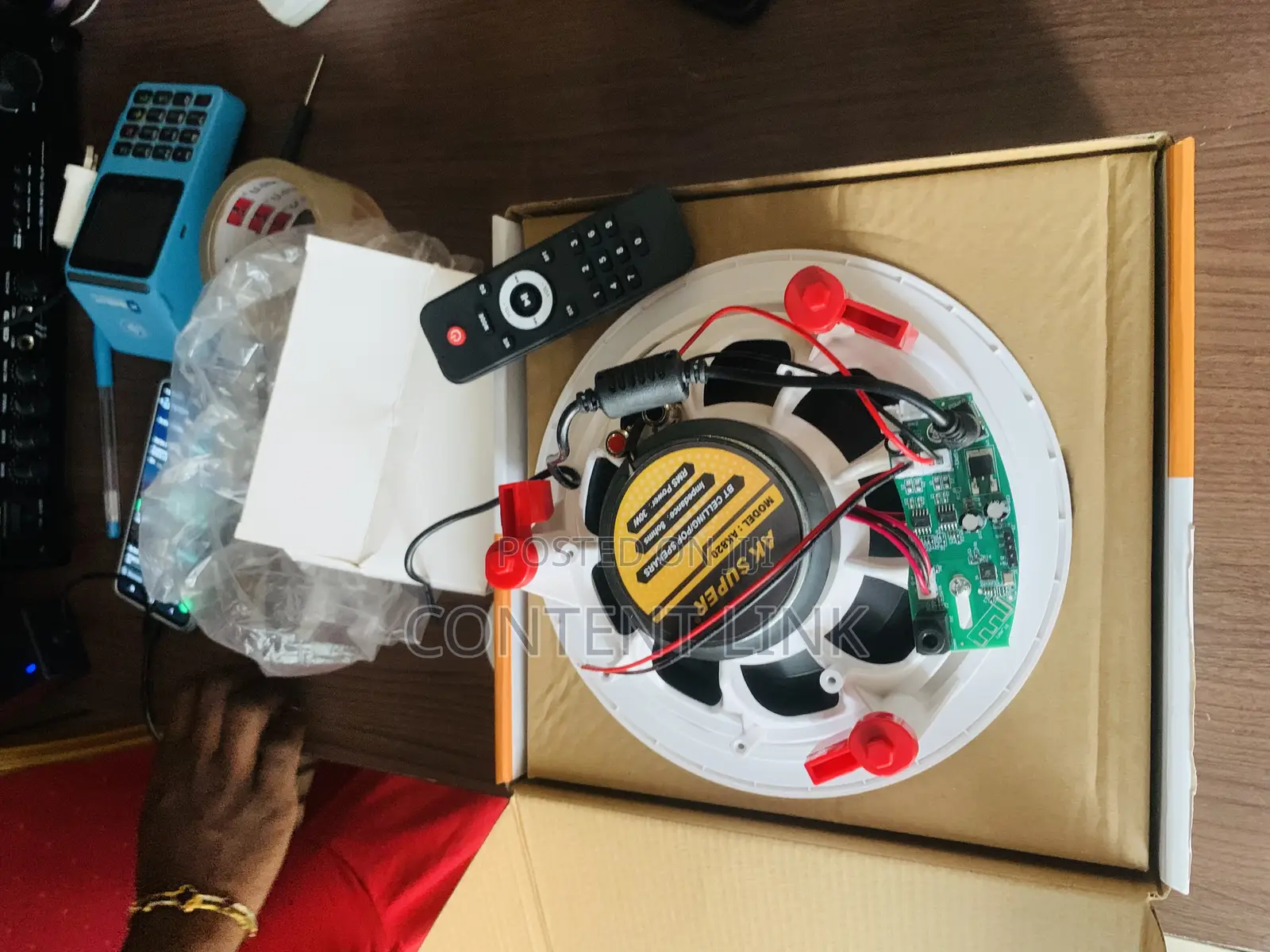 30watts Single Bluetooth With Remote Ceiling/Pop Speakers