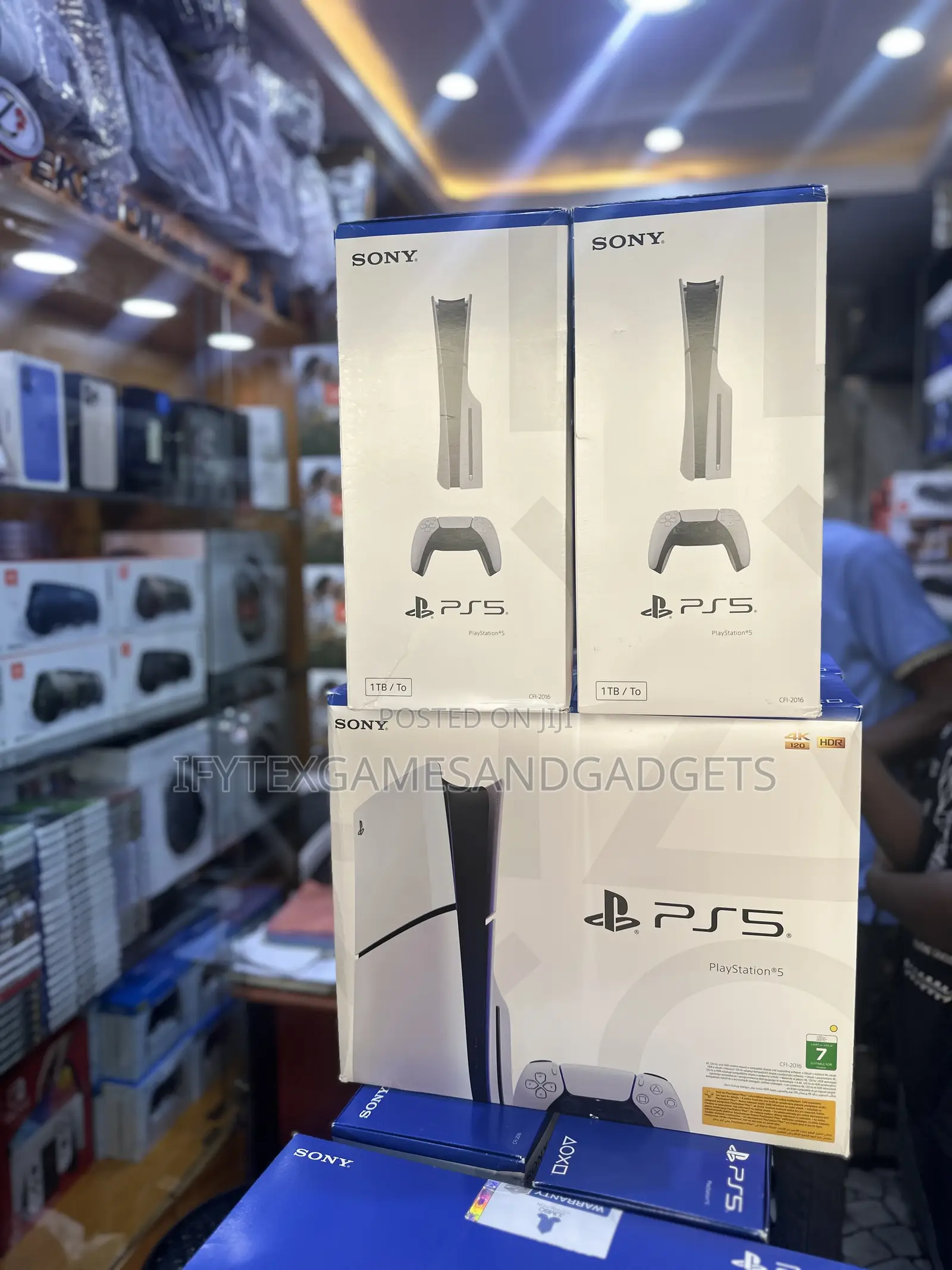 Brand New Ps 5 Slim 1tb With 12 Games to Be Installed