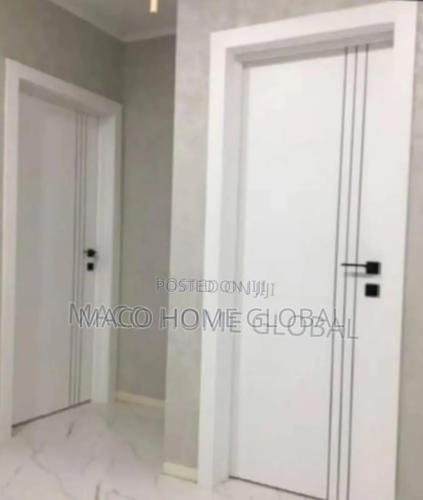 Hdf Wooden Door White Colour 840size