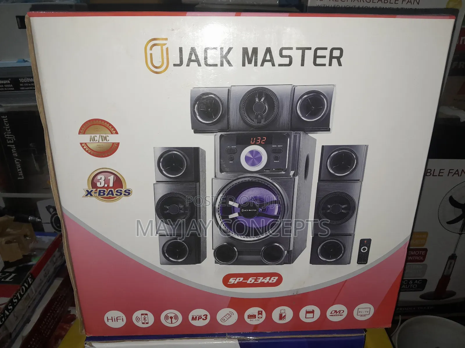 Jackmaster Multimedia Speaker System-Sp 6348/Sp-6349/Sp-6350