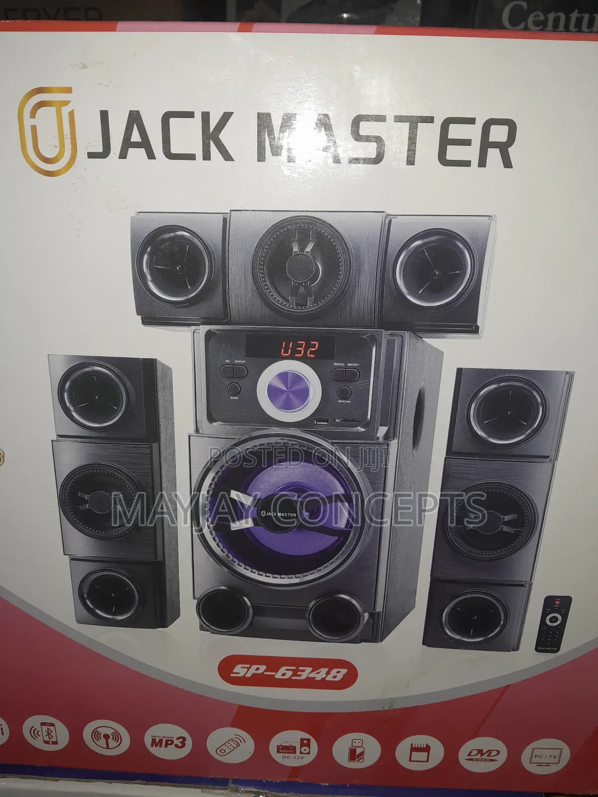 Jackmaster Multimedia Speaker System-Sp 6348/Sp-6349/Sp-6350