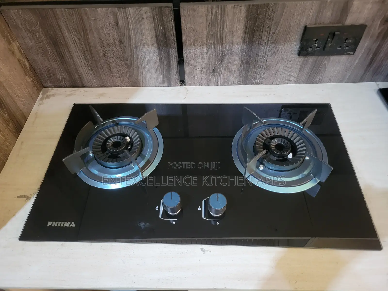Phiima 2 Burner in Built Gas Cooker Hob