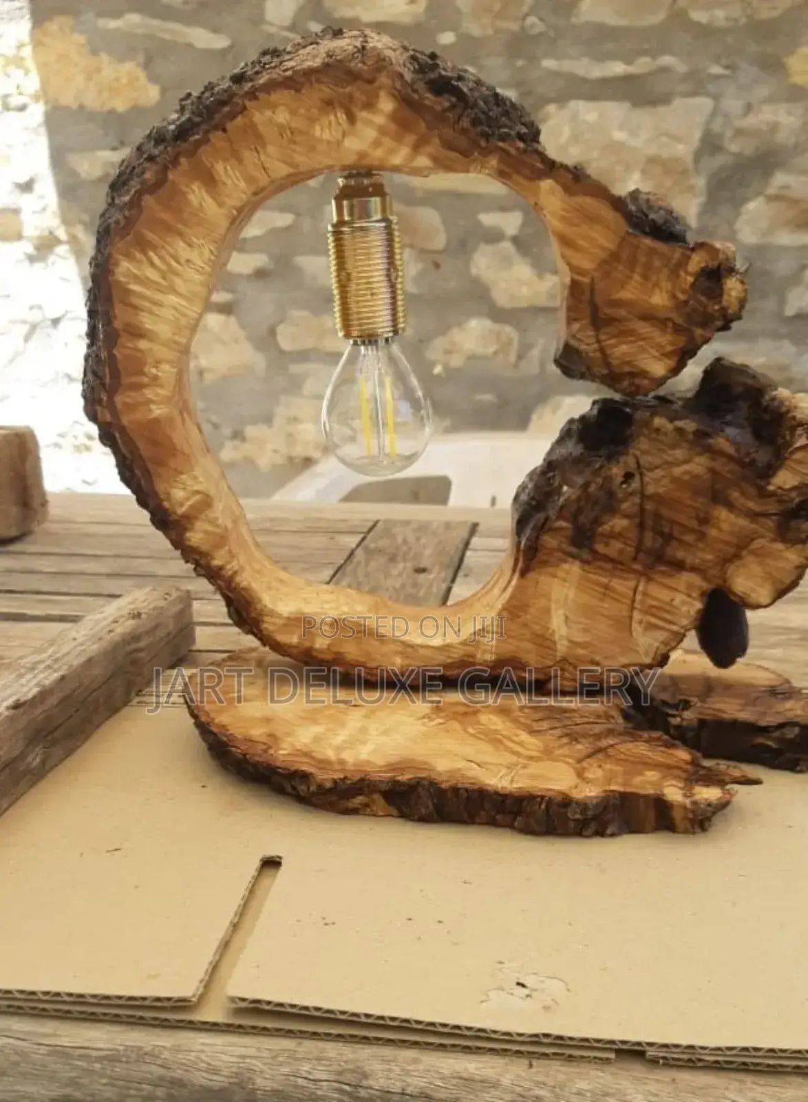 Natural Wood Lamp