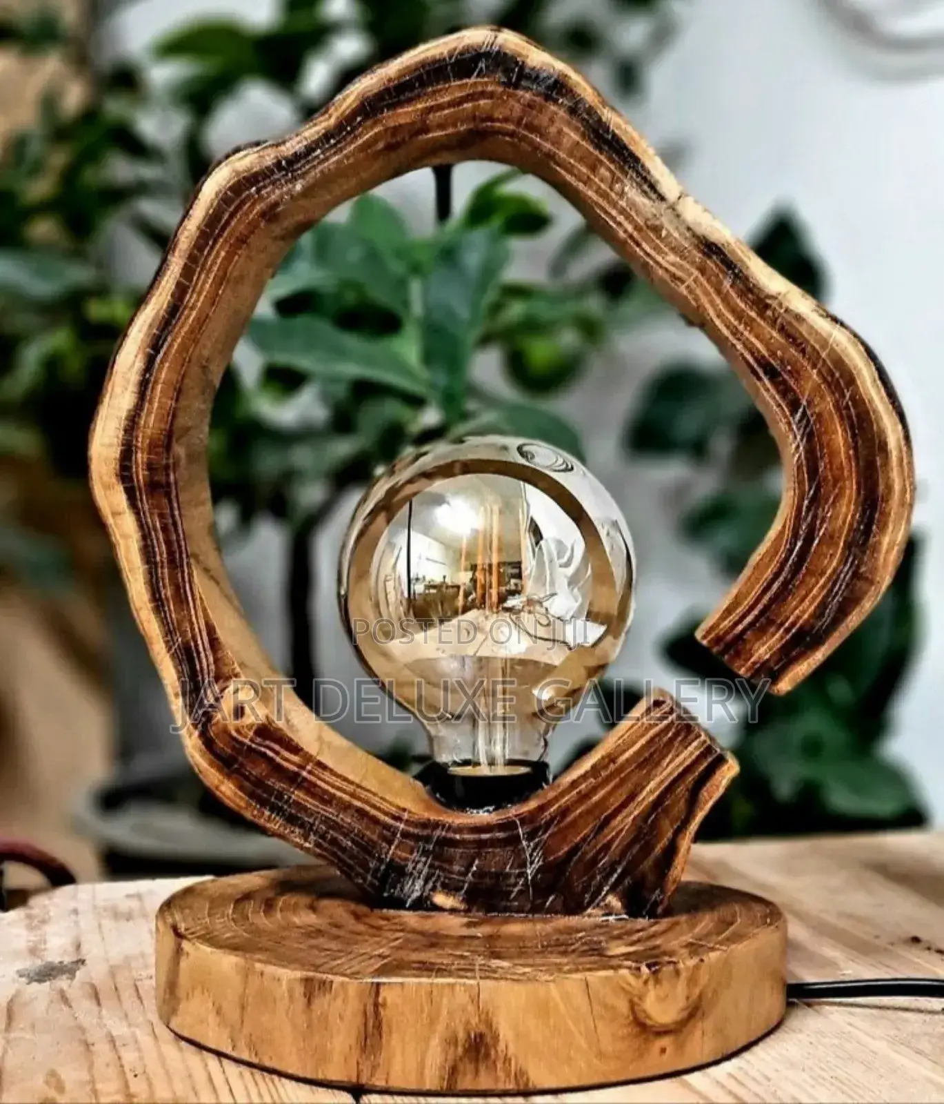 Natural Wood Lamp