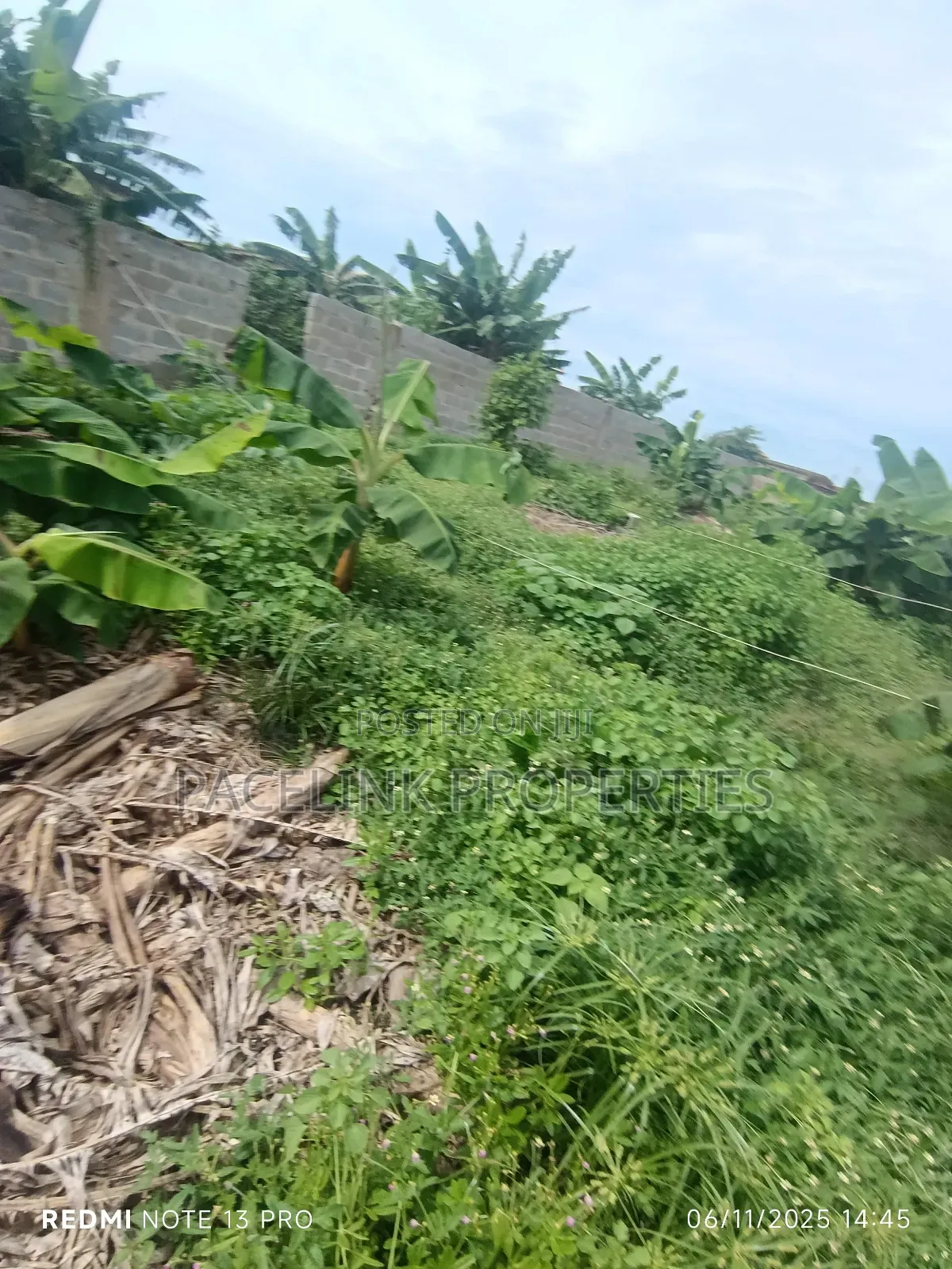 Half Plot of Land on a Tarred Road