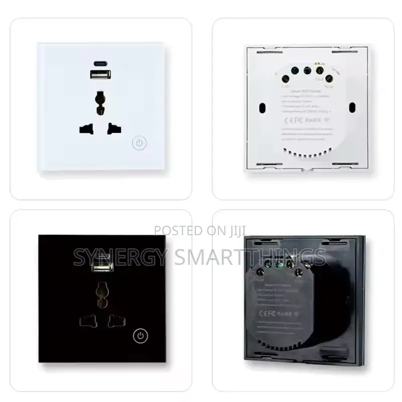 Smart Wi-Fi Single Socket With Usb Port Type-C Port