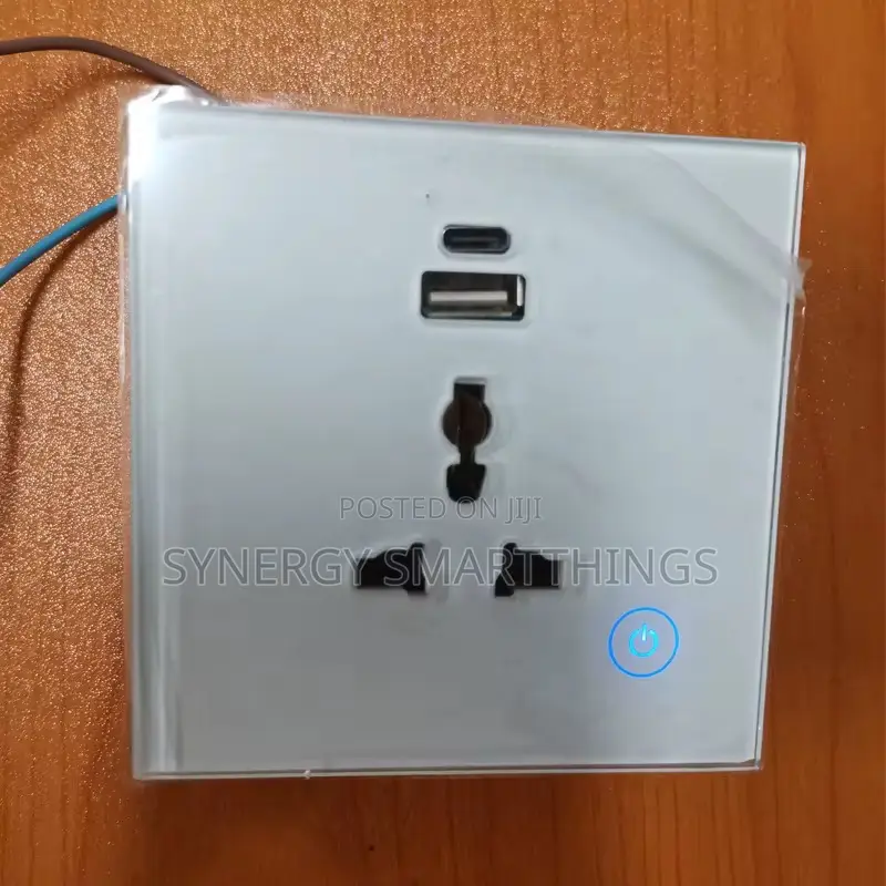 Smart Wi-Fi Single Socket With Usb Port Type-C Port