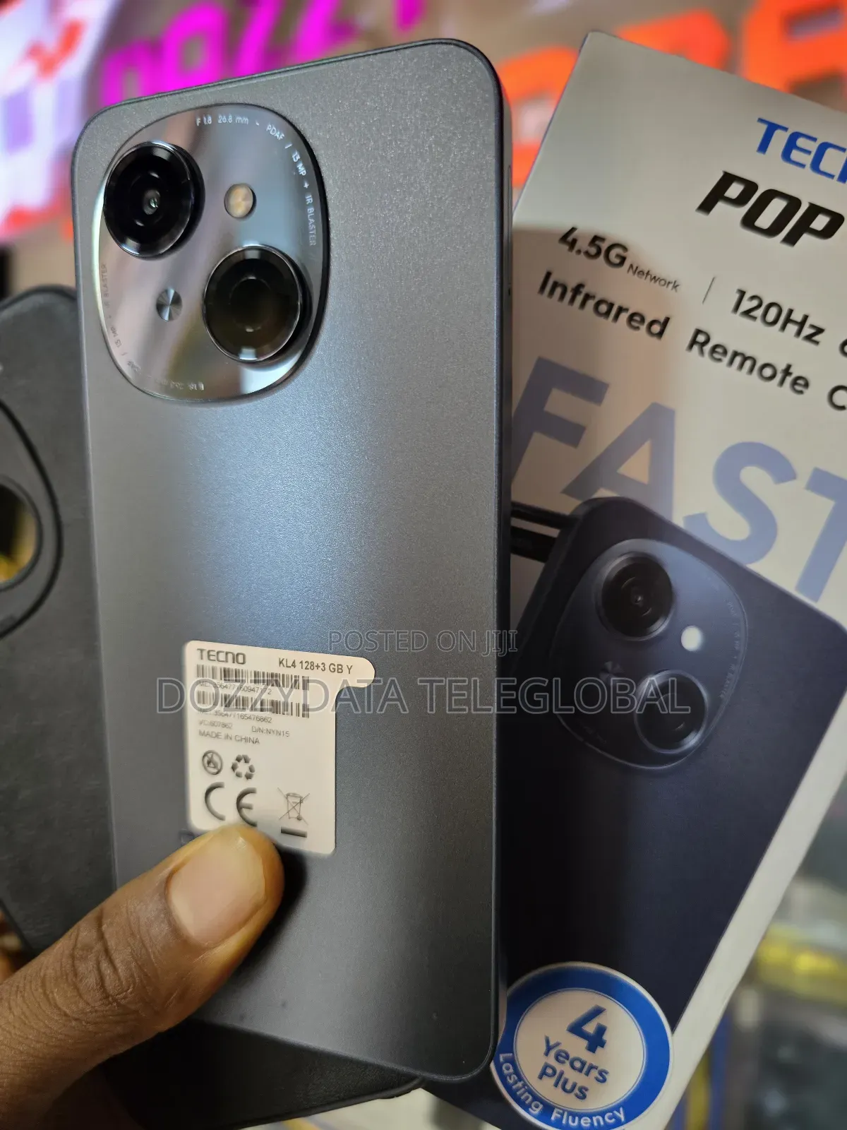 Tecno Pop 9 128 GB Black
