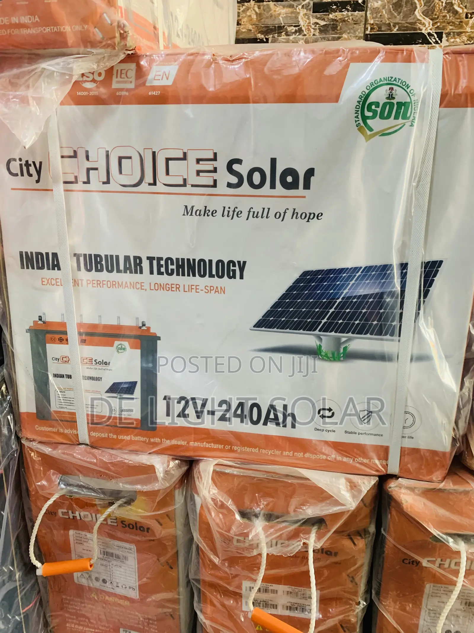 240ah City Choice Solar Battery