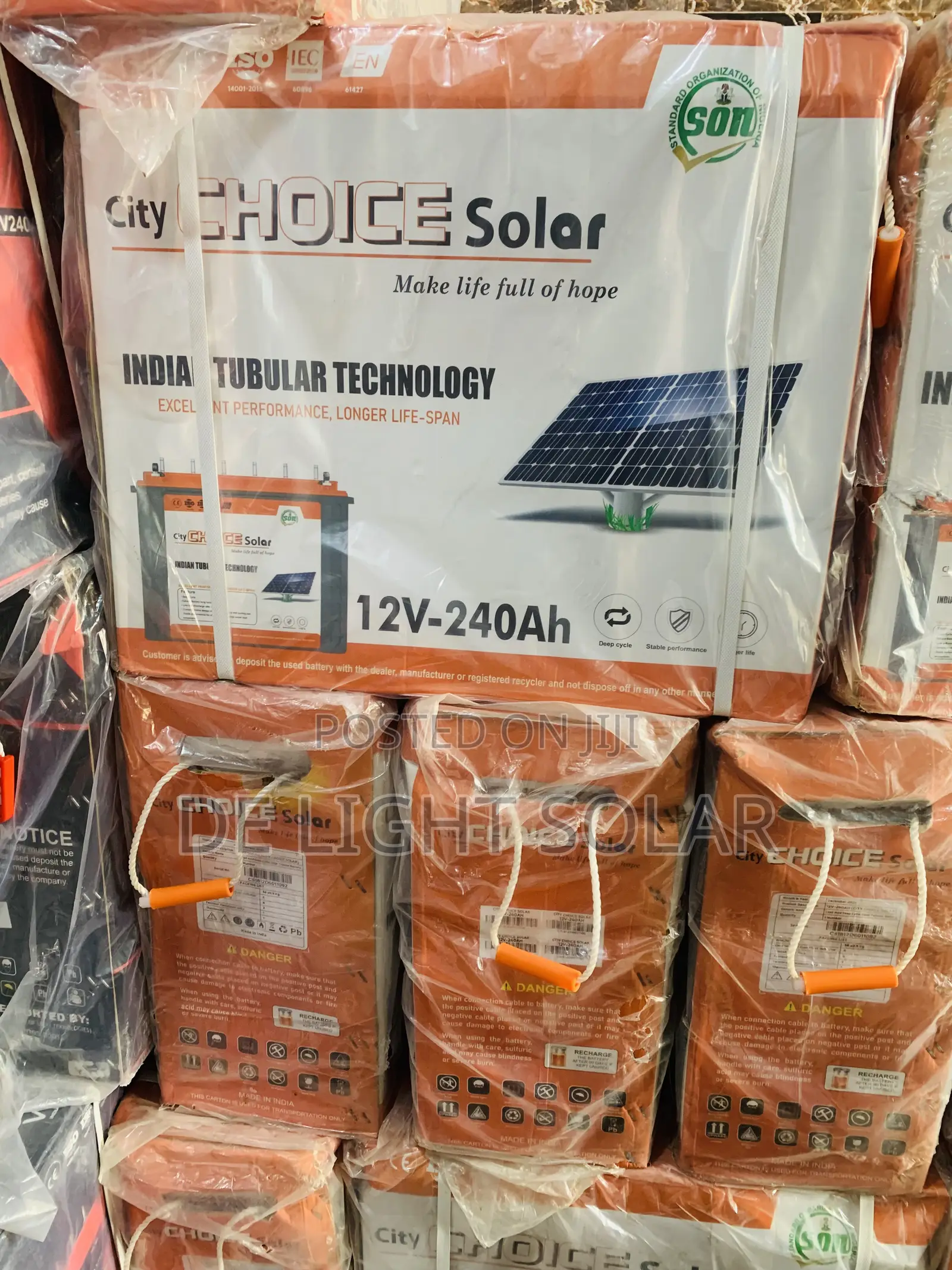 240ah City Choice Solar Battery
