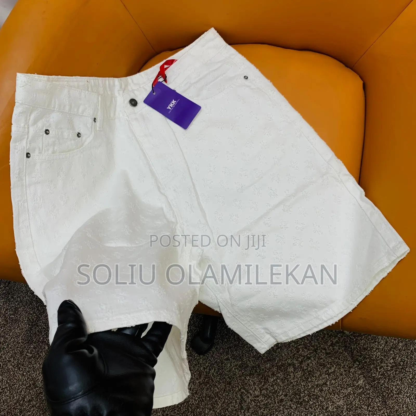 Denim Stone Washed Jean Short