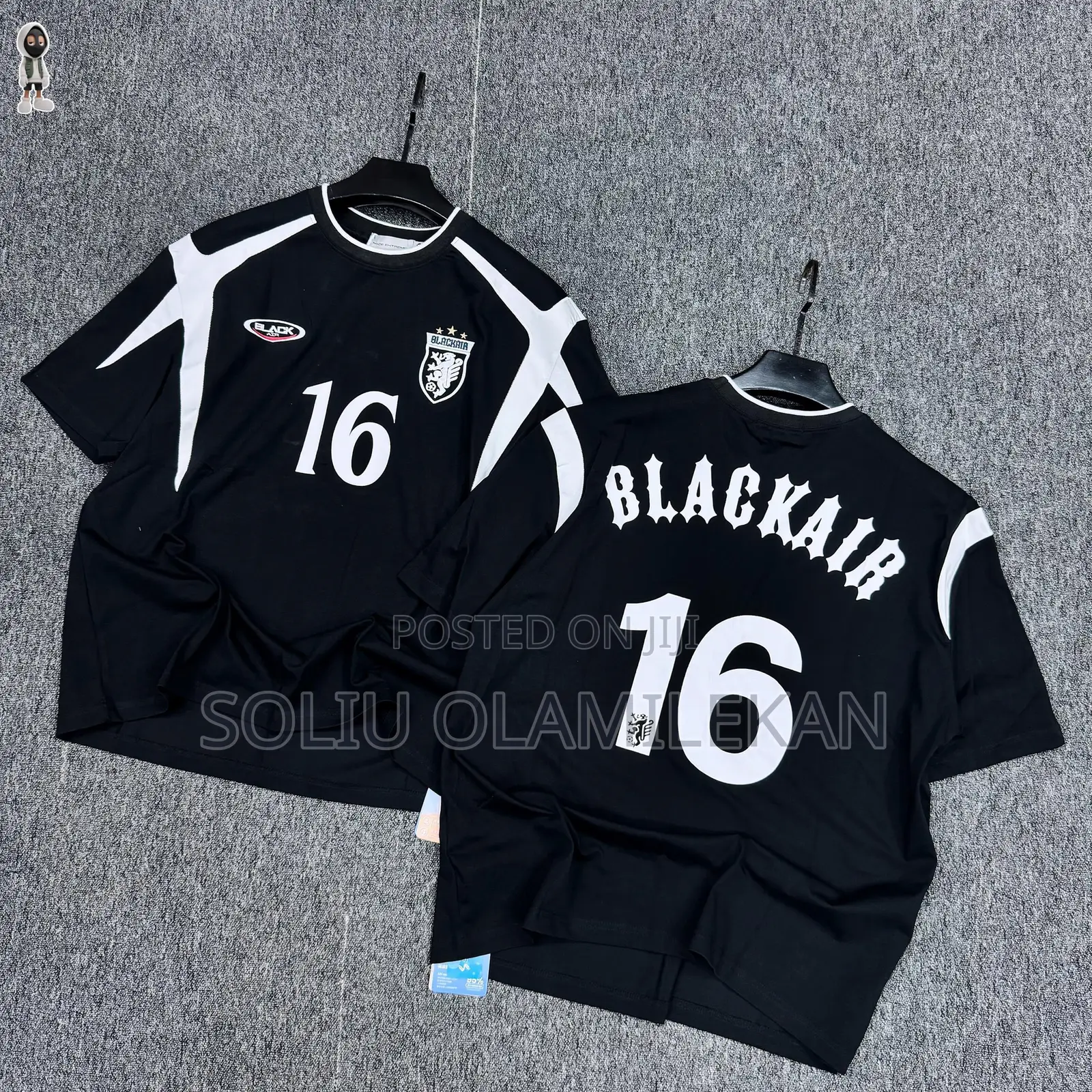 Black Air 16 England Jersey