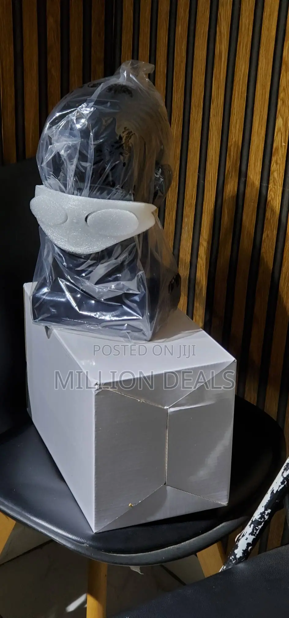 Male Mannequin Fiber Dummy Head Black