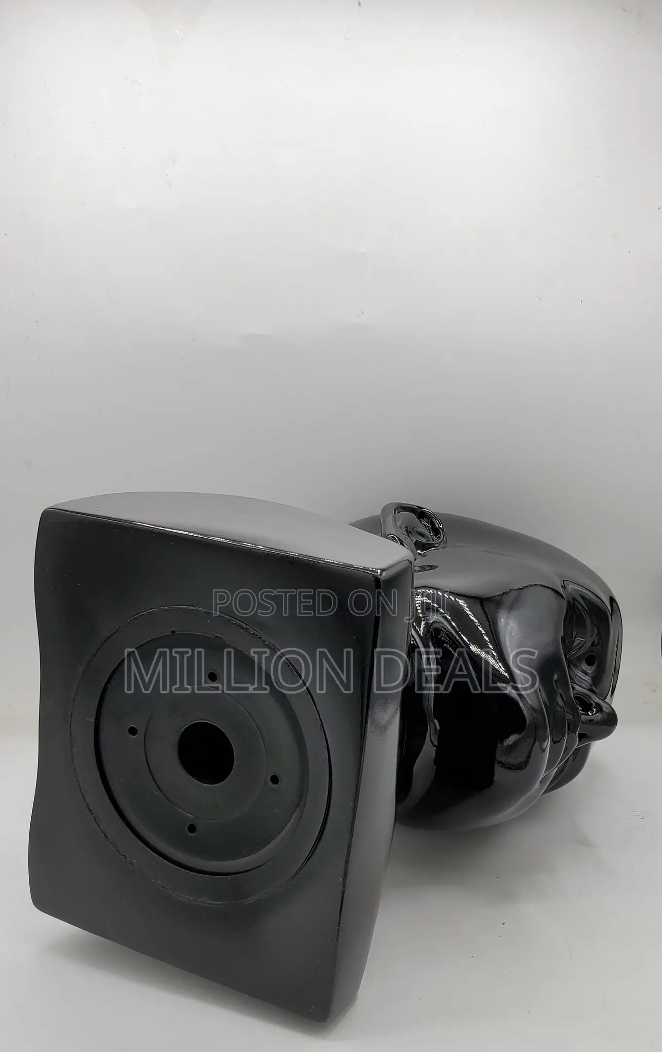 Male Mannequin Fiber Dummy Head Black