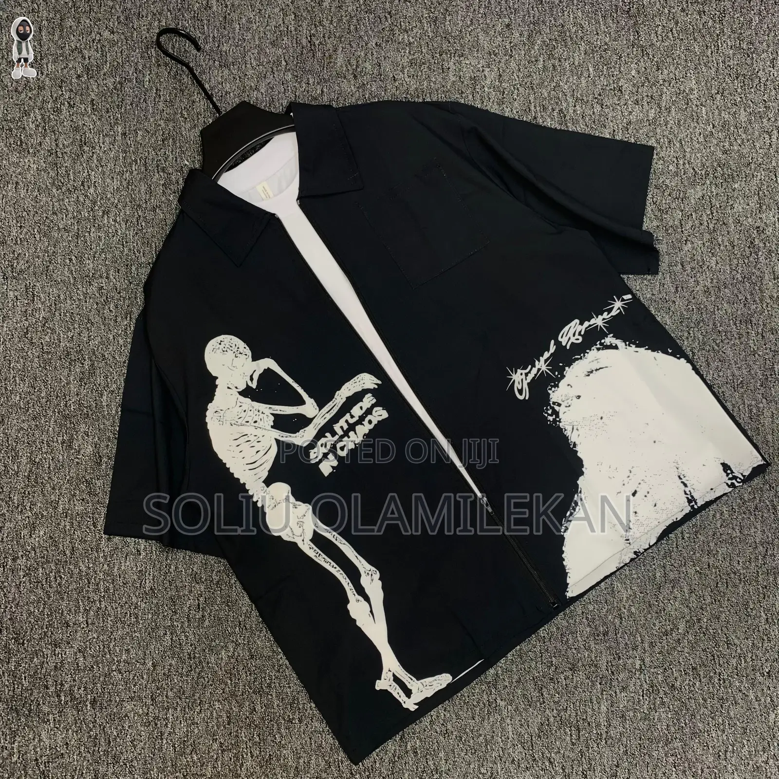 Luxury Zip Up Silk Crop Shirt