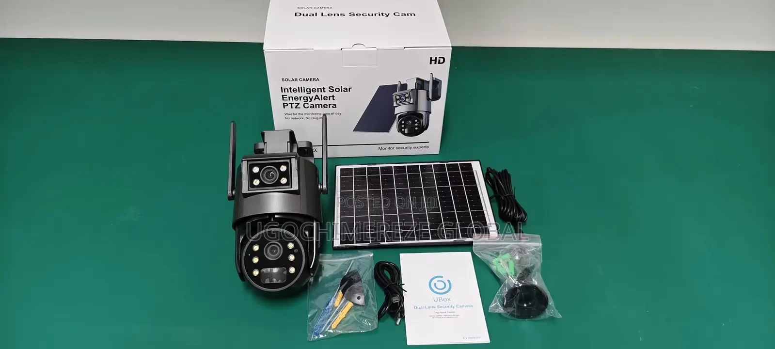 4g Solar Dual Lens PTZ Security CCTV Camera With Night Vision