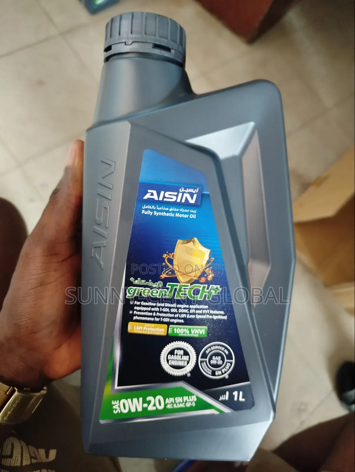 Aisin Greentech+ Fully Synthetic Sae 0w20 1litre.