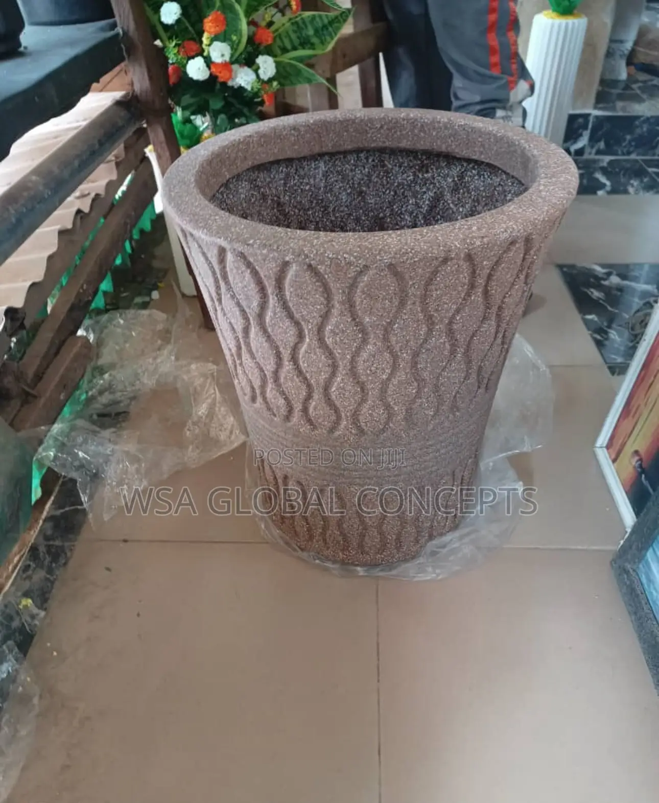 60cm Long Fiber Flower Vase