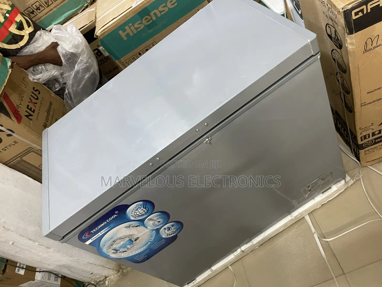 Brand New Tecknocool 300liters Chest Freezer Full Coper Coil