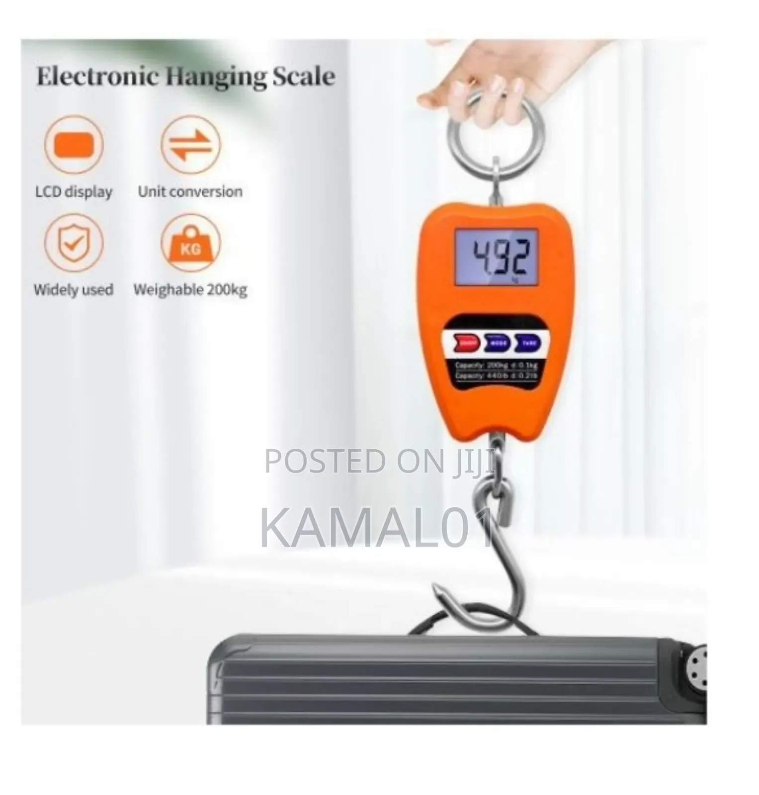 Mini Crane Scale 200kg Weighing Digital Industrial Hanging