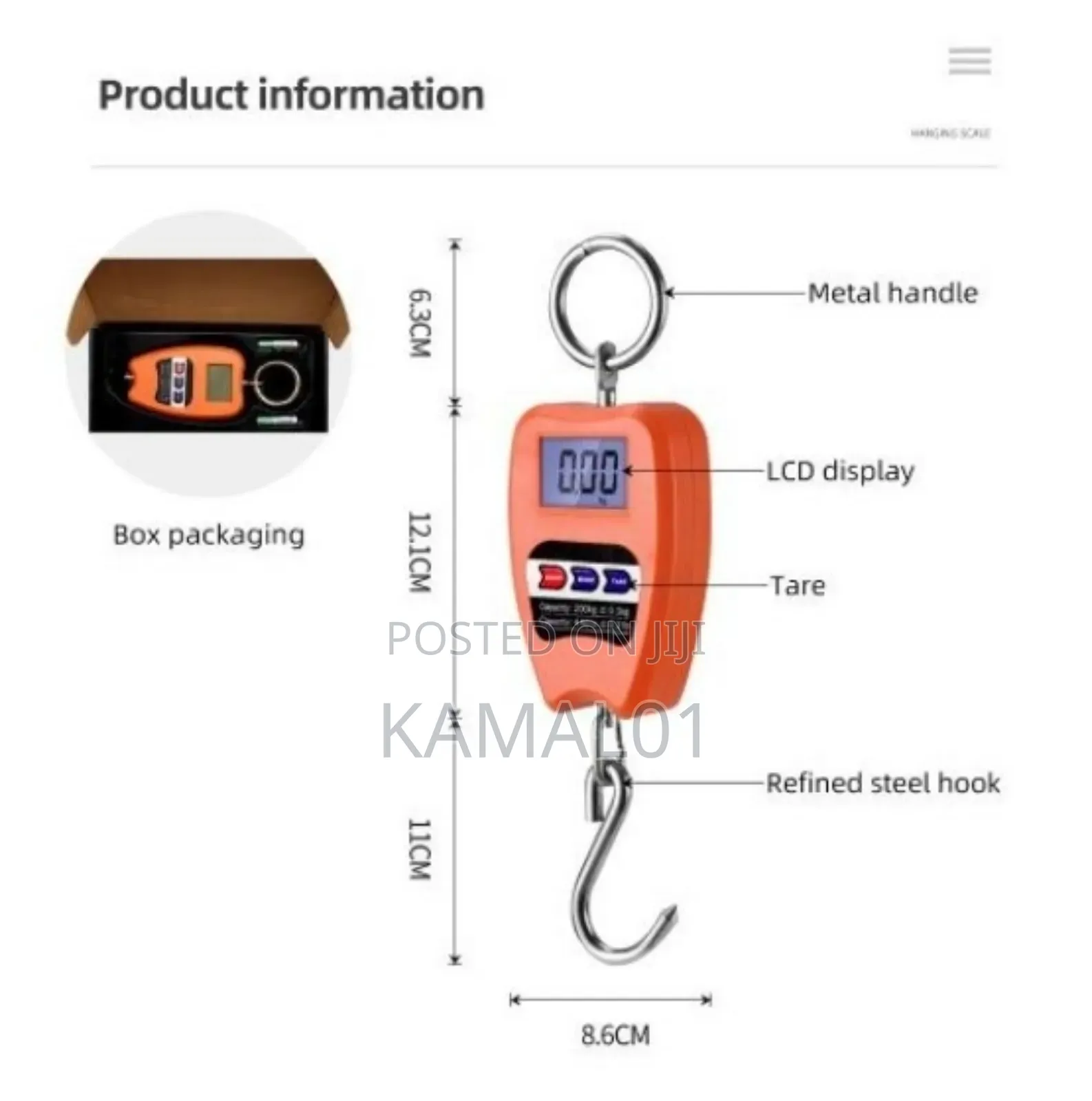 Mini Crane Scale 200kg Weighing Digital Industrial Hanging