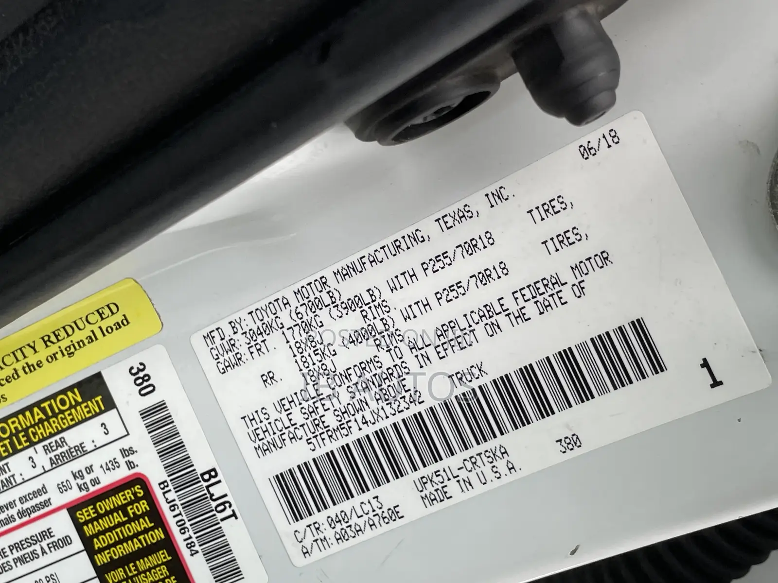 Toyota Tundra 1794 5.7L V8 4x2 CrewMax 5.6 ft. box 145.7 in. WB 2018