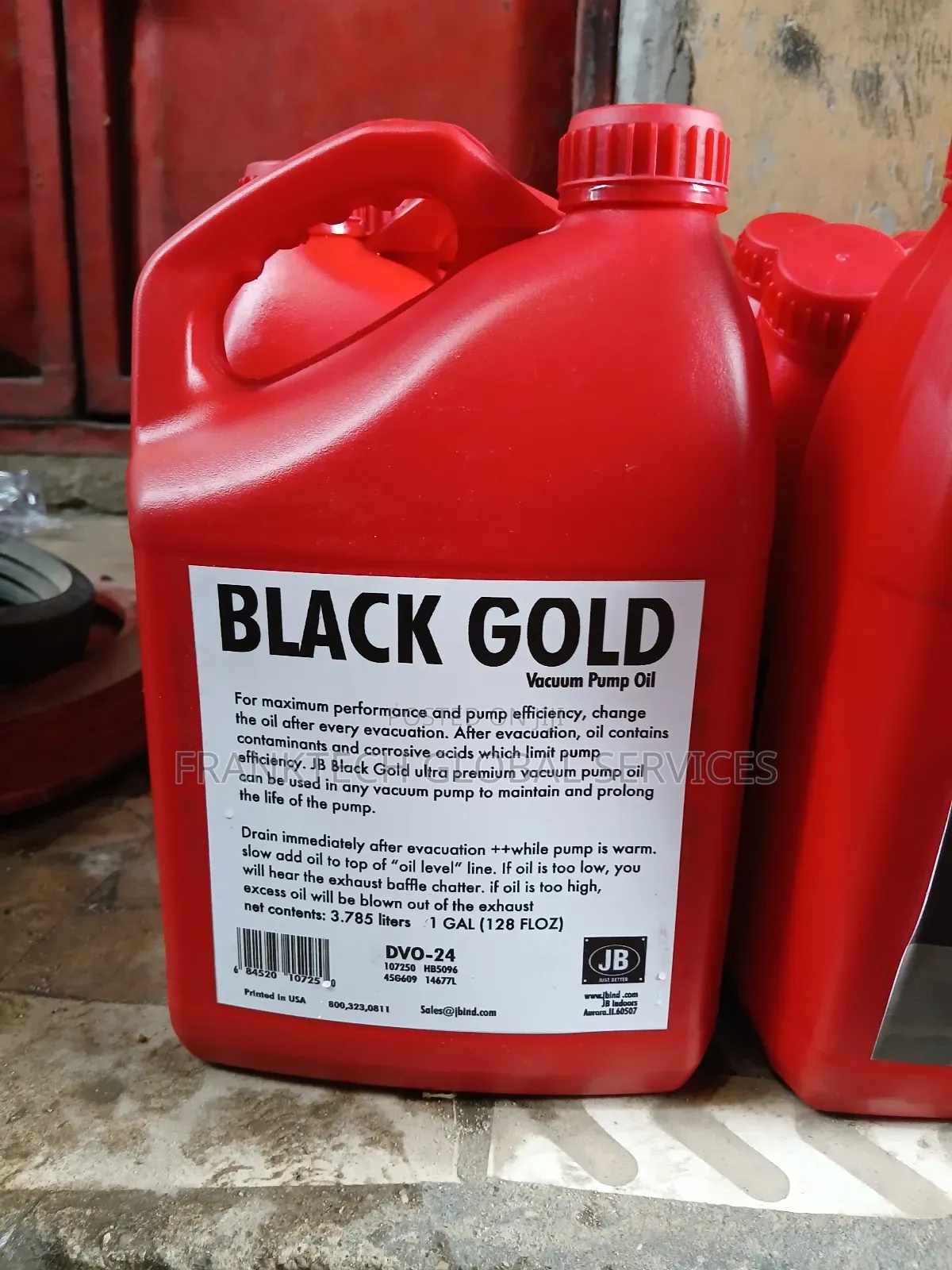Jb Industries Black Gold Vacuum Pump Oil