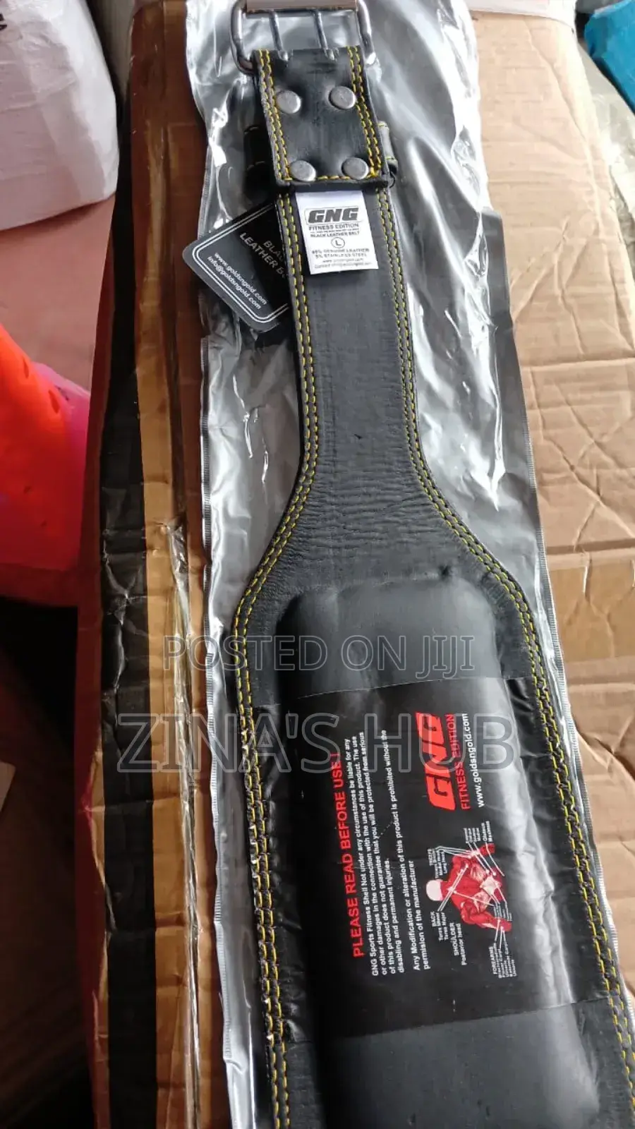 Gng Pure Leather Belt New