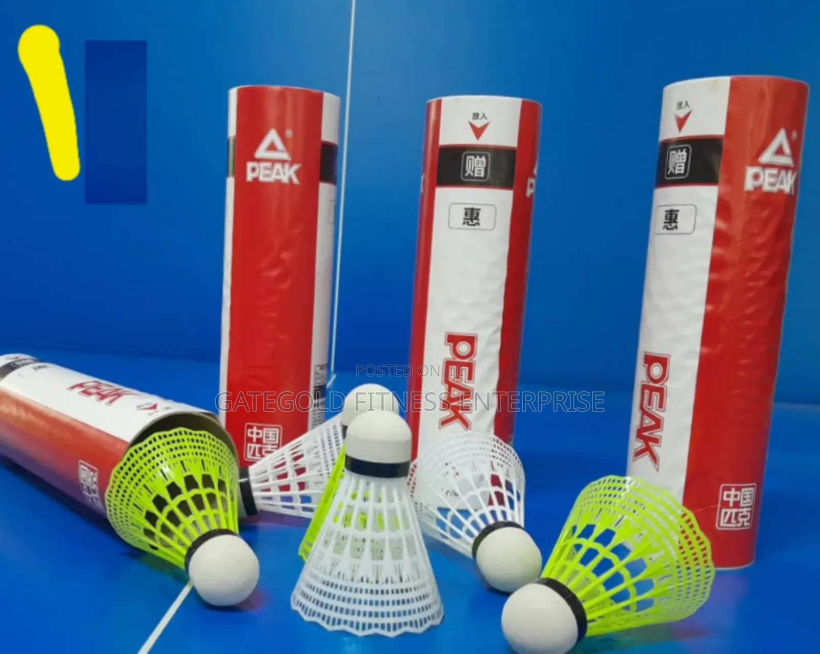 Badminton Shuttle Cork (Peak) 6pcs/Bottl Peak-Sc