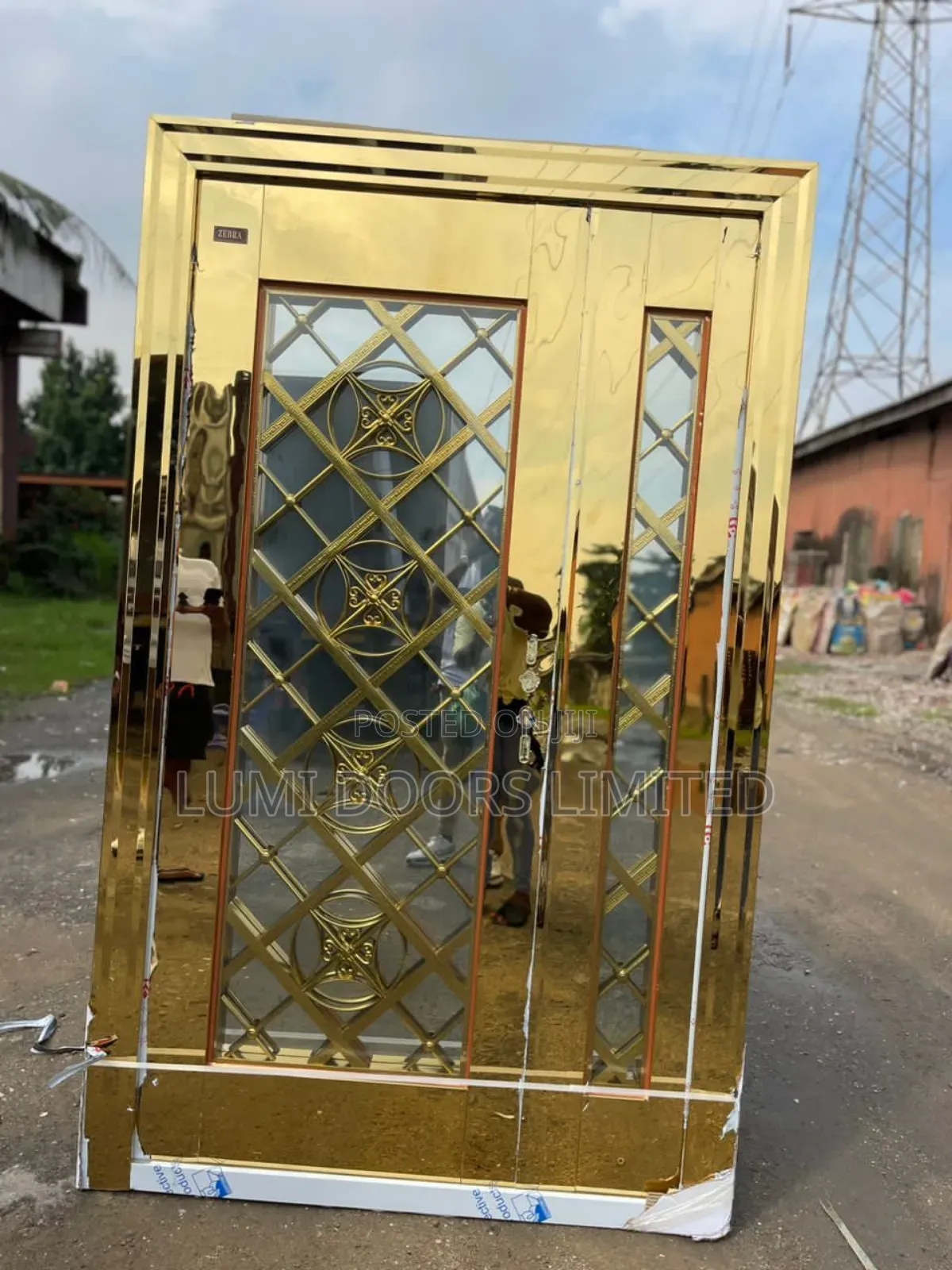 Glass Steel Security Door/ Double Door Security