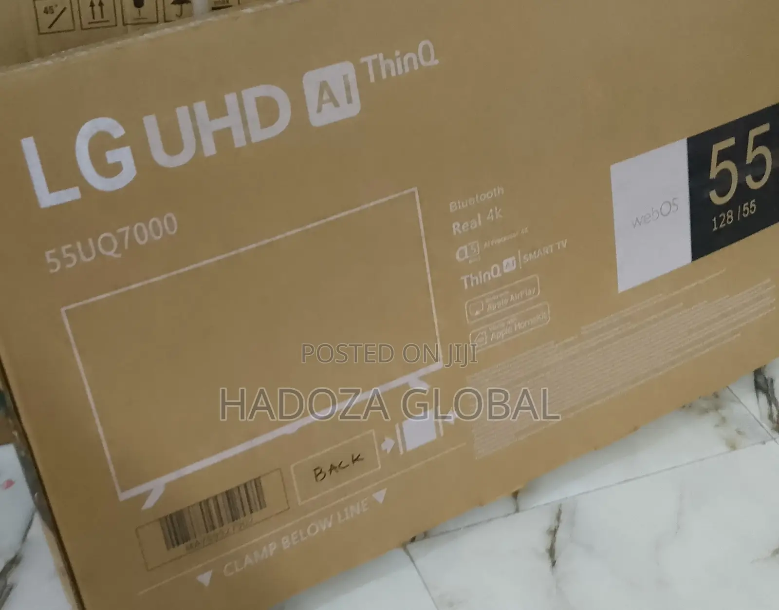 Elegant Home Display - Lg 55" Ud Smart Tv With Webos - Hdr