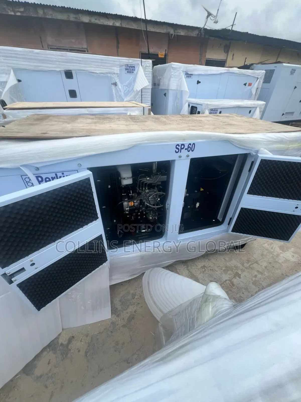 60kva Uk Perkins Soundproof Copper Coil Generator