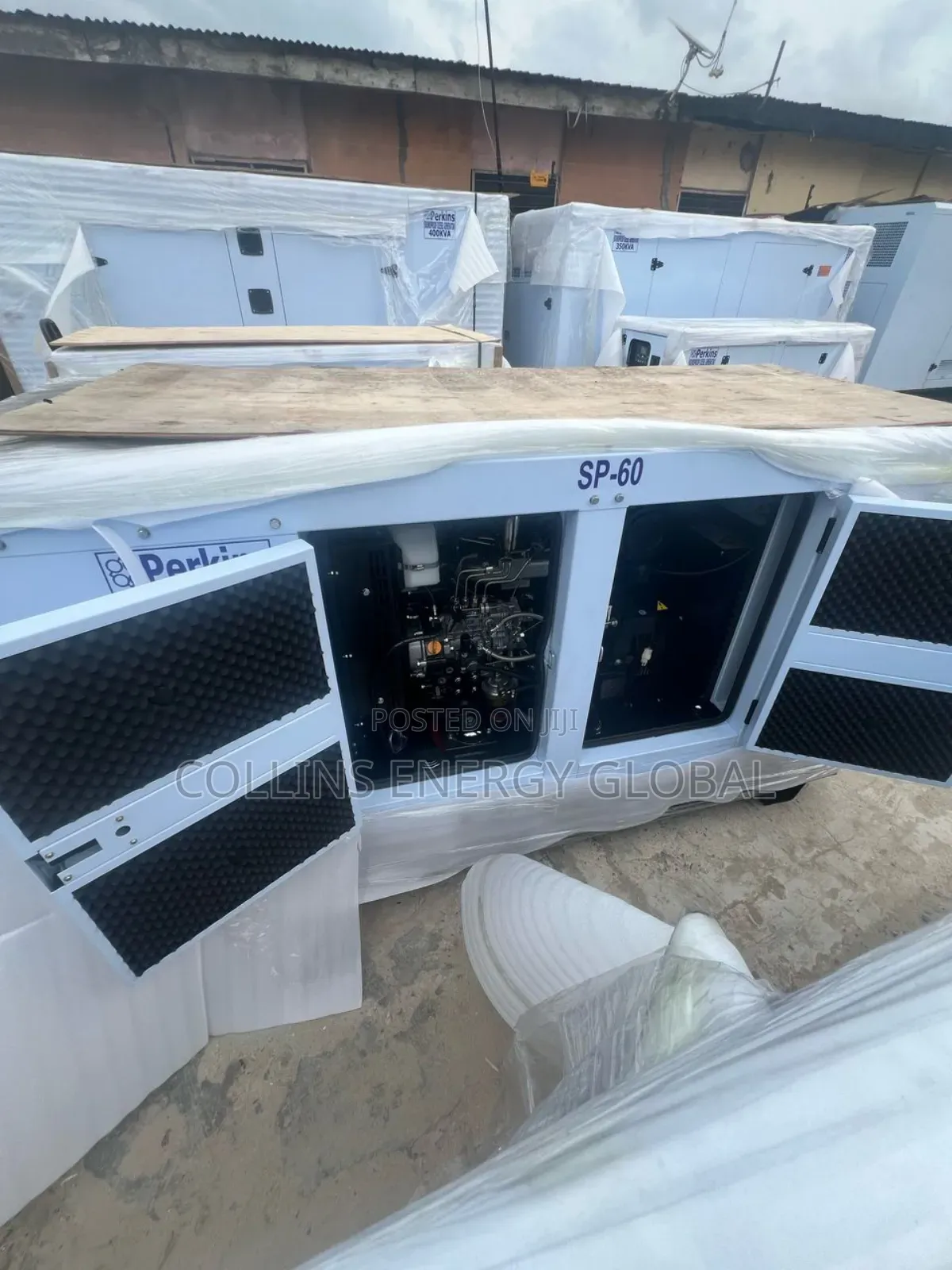 60kva Uk Perkins Soundproof Copper Coil Generator