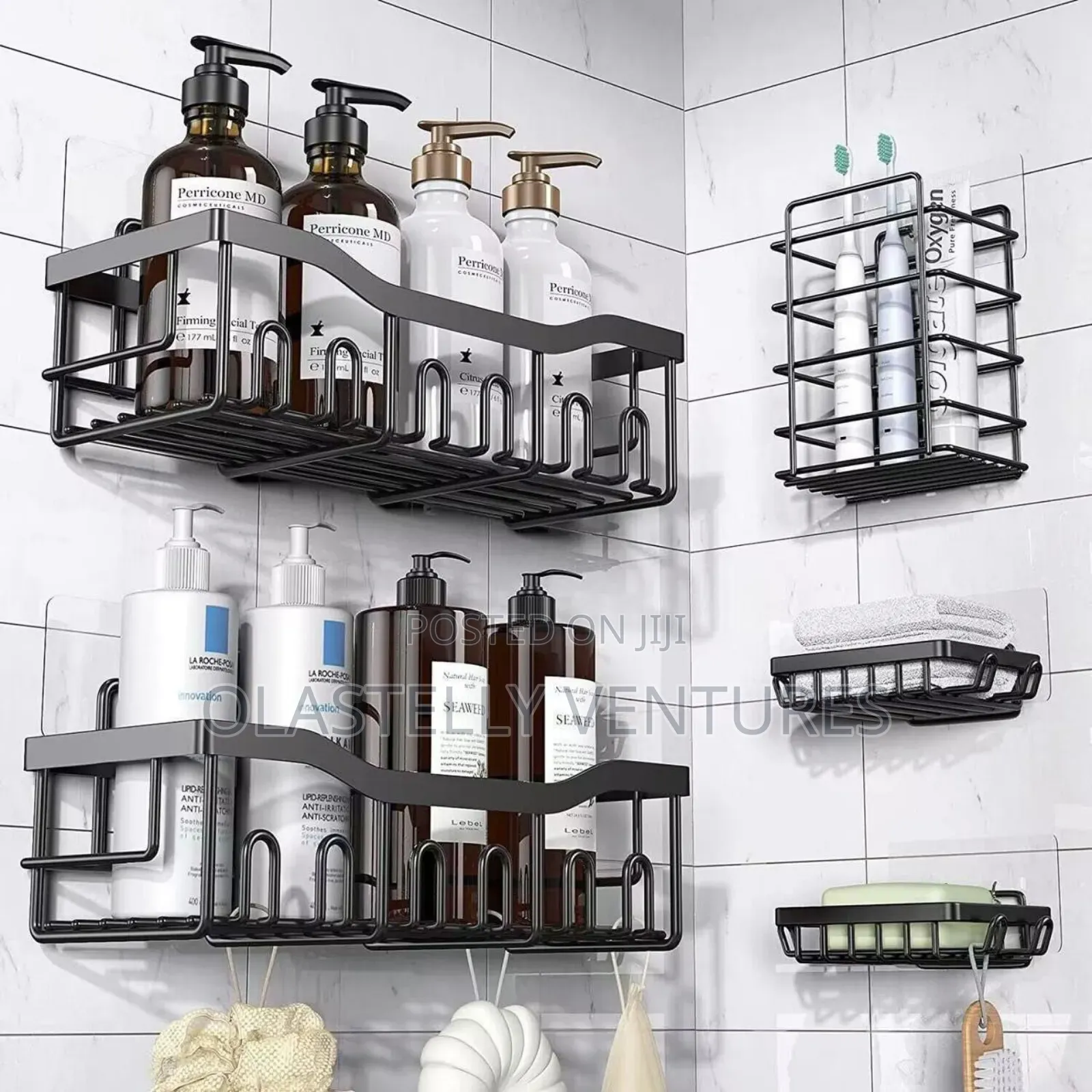 5 Set Bathroom Rack At