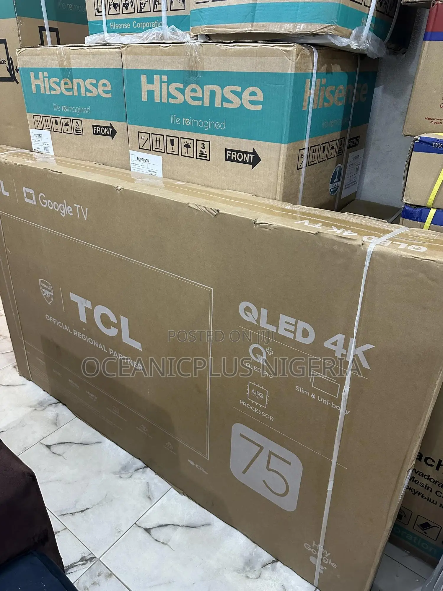 75′′ Inches Titanview TCL 75c655 Qled Google Tv