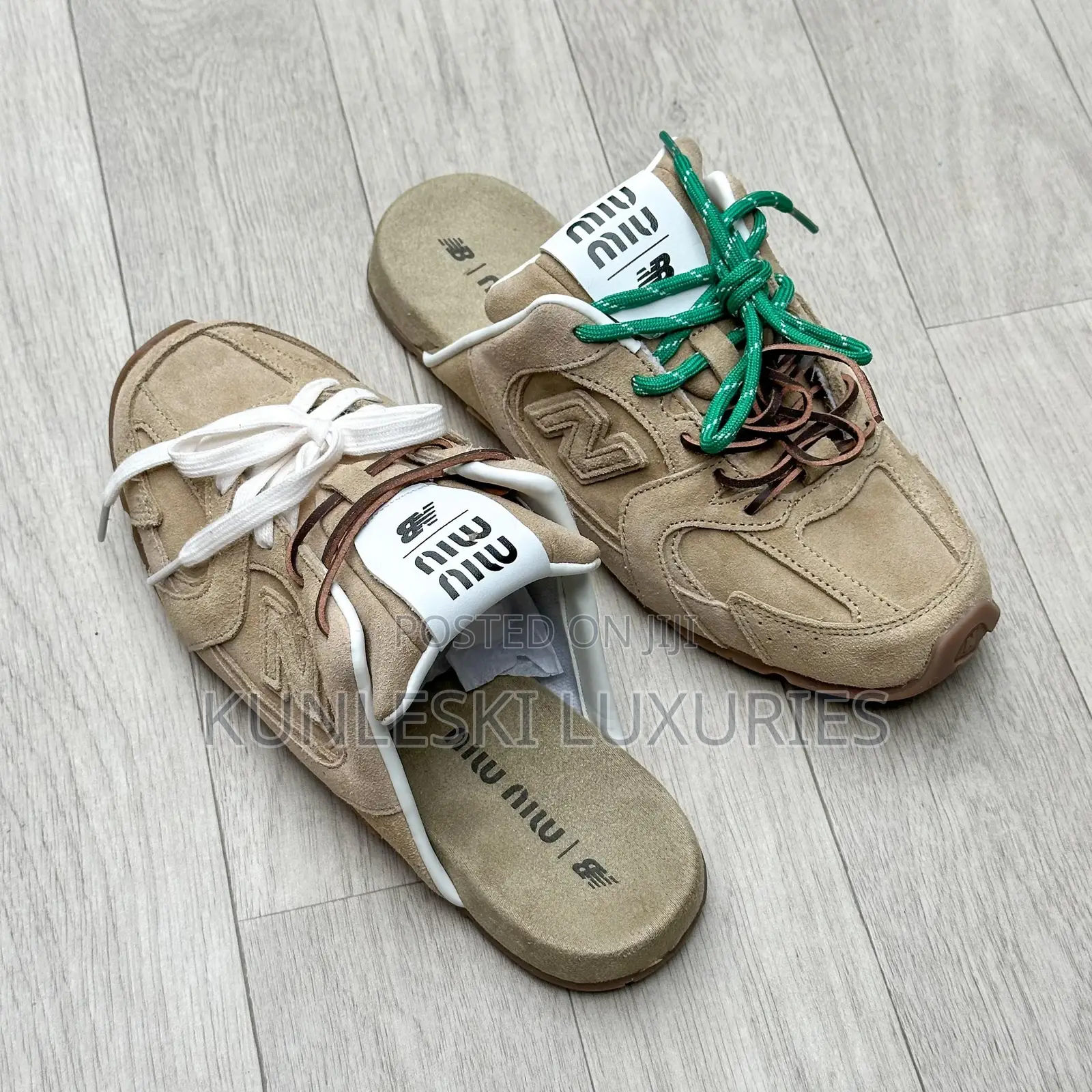 Original Miu Miu X New Balance 530 Mules