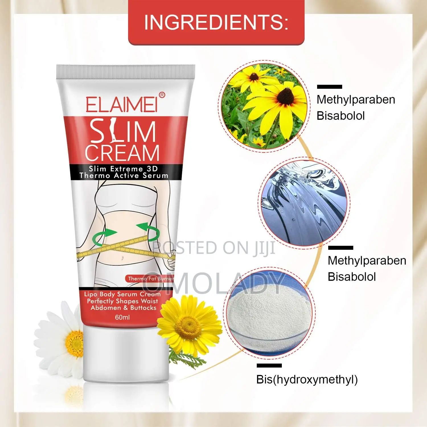 Elaimei Slimming Fat Burning Cream - 60ml