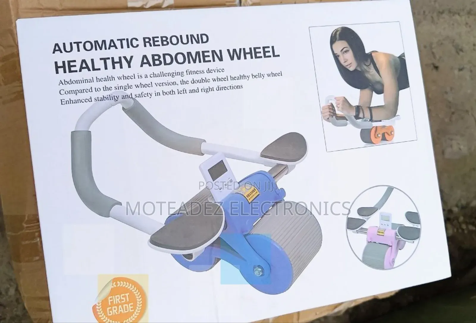 Automatic Rebound Elbow Support Healthy Abdominal Wheel
