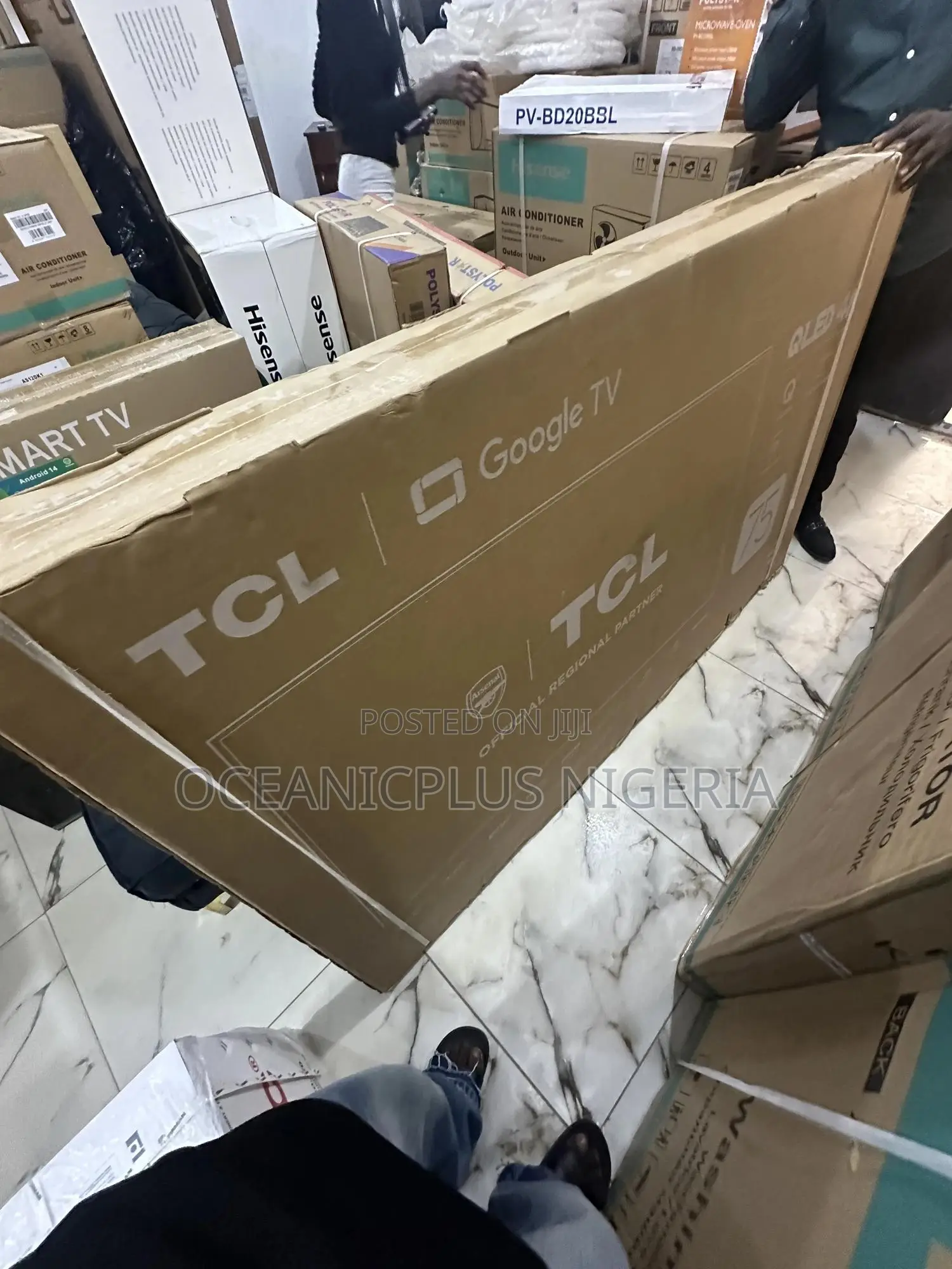 75′′ Inches Quantumbeast TCL 75c655 Qled Google Tv