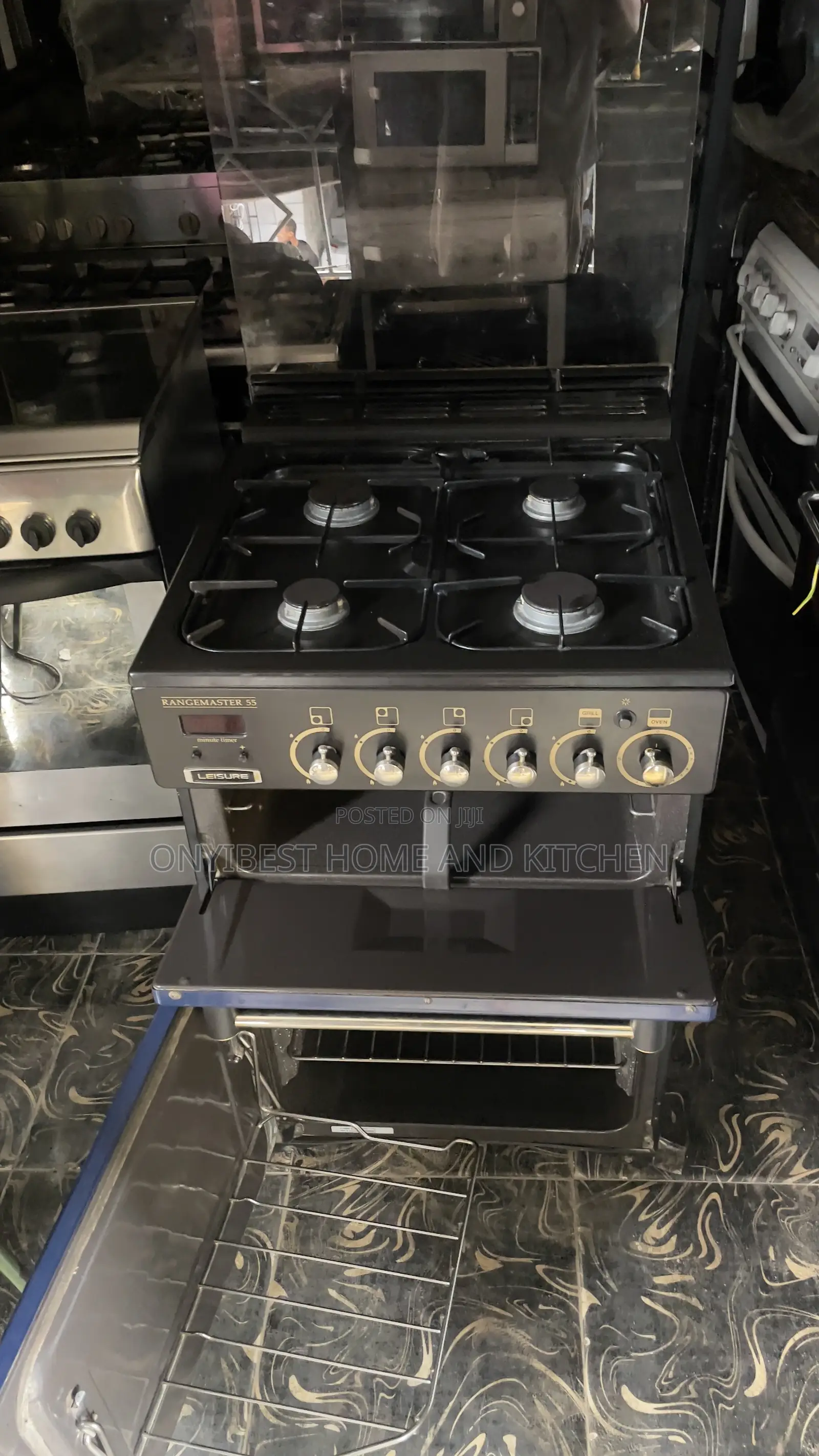 Rangemaster 4bunners Standing Gas Cooker