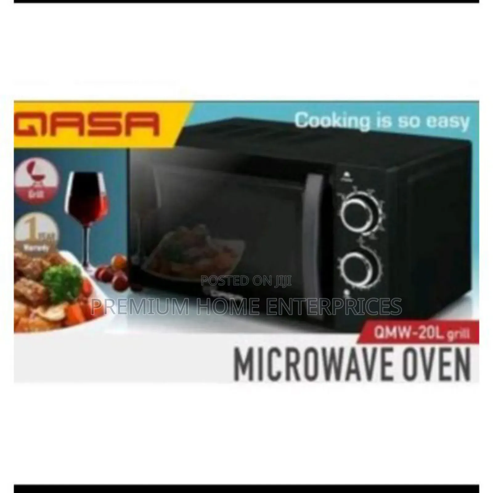 Qasa 20 Litres Microwave Oven With Defrost Grill Function