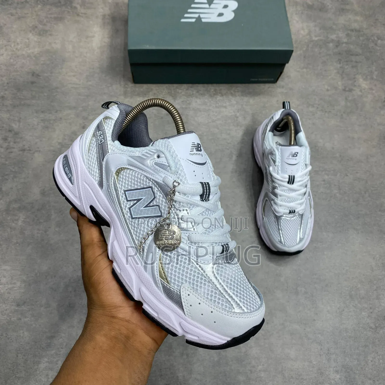 New Balance 530 White Silver Sneakers