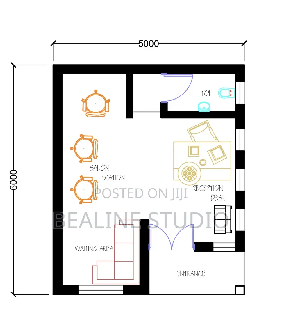 Unisex Salon Design and Shops Design