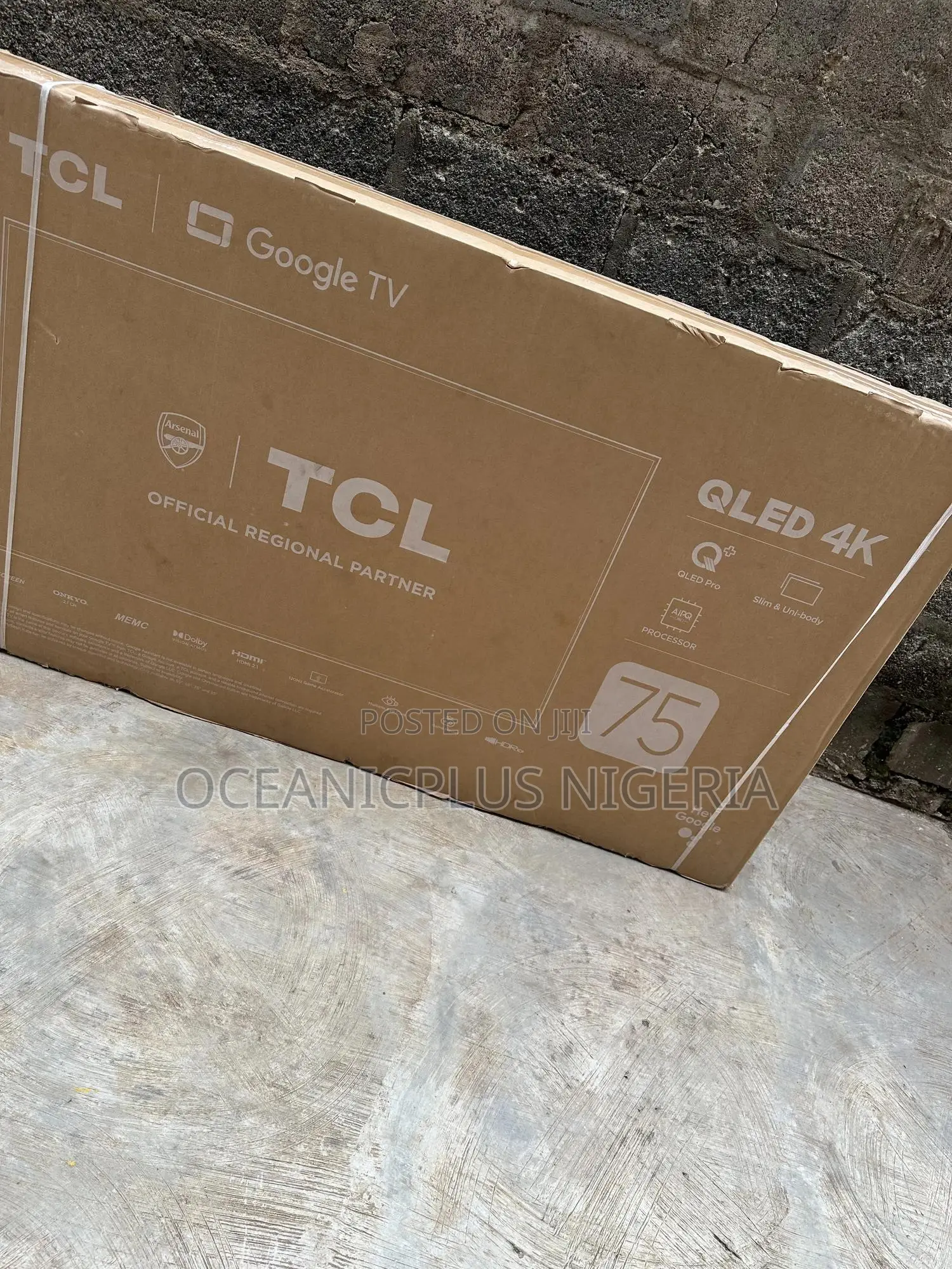 75′′ Inches Truecolor Titan TCL 75c655 Qled Google Tv