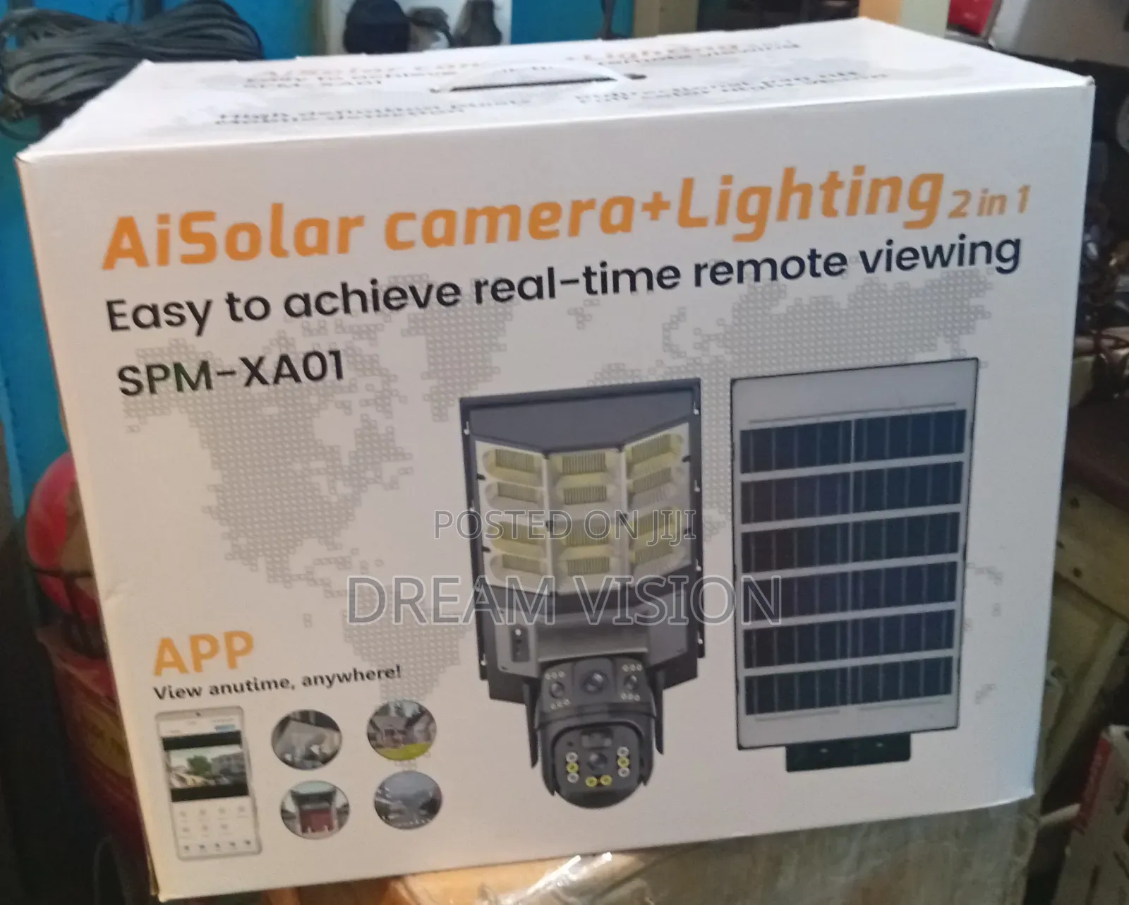 Automatic Rotate Solar Street Light Camera