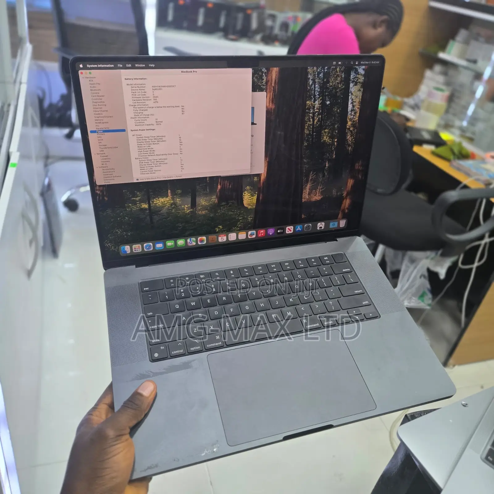 Laptop Apple MacBook Pro 2023 M3 Max 36GB Apple M3 Max SSD 1T